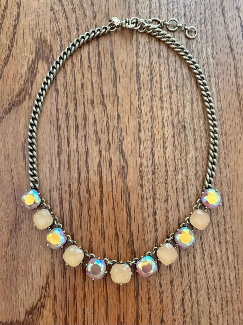 J. Crew chunky iridescent